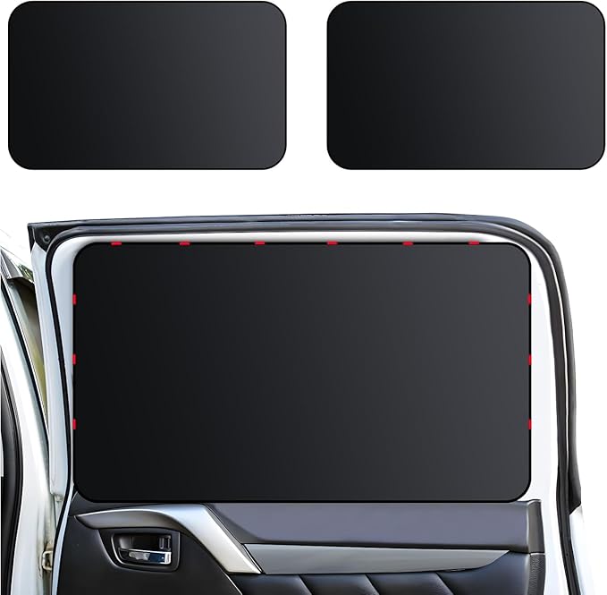 ZATOOTO Car Window Shade for Baby Car Privacy Shades Full Blackout Car Window Covers for Back Window Magnetic Side Window Shade Universal Cool Down Your Car Great for Traveling, Camping Privacy