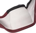 CAR PASS Rhombus Leather Universal Steering Wheel Cover, Fit for Suvs,Trucks,Cars,Sedans,Vans (Black&Burgundy)