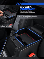 for Ford Explorer Center Console Organizer Ford Explorer 2024 2020-2023 Accessories Armrest Tray Middle Storage Box Insert Container Durable ABS Plastic