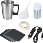 Headlight Restorer Kit, Car Headlight Restoration Kit with Atomizing Cup, Repair Fluid and Sandpaper, Lens Glass Polishing Po