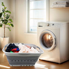 SAMMART 42L (11 gallon) Collapsible Plastic Laundry Basket - Foldable Pop Up Storage Container/Organizer - Portable Basket - 