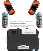 Acouto Blind Spot Detection System Kit Car Blind Spot Monitoring System BSD Distance Assistant Lane Changing Warning Reversin