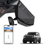 4K Dash Cam Fit for Ford Bronco 2021 2022 2023 2024 2026(Model A), Does Not Fit Ford Bronco Sport, WiFi & App, 64GB Card