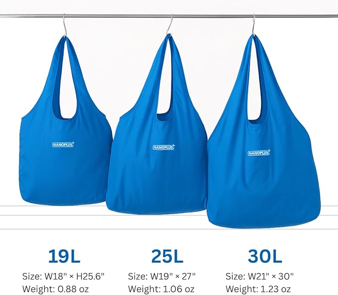 Compact Reusable Grocery Tote Bag – Lightweight, Foldable & Packable Shopping Bag for Travel