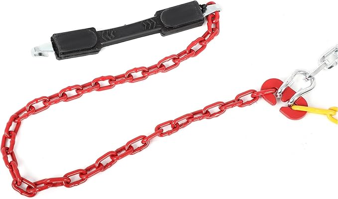 SCITOO KN100 Snow Chains Quick Easy Installation,Tire Traction Chain for Car Pickup Trucks SUV,Adjustable Universal Emergency