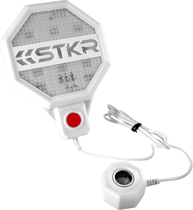 STKR Garage Parking Sensor – Adjustable Ultrasonic Car Stop Assistant with Red/Yellow/Green LED Display – Set Stop Distance 6