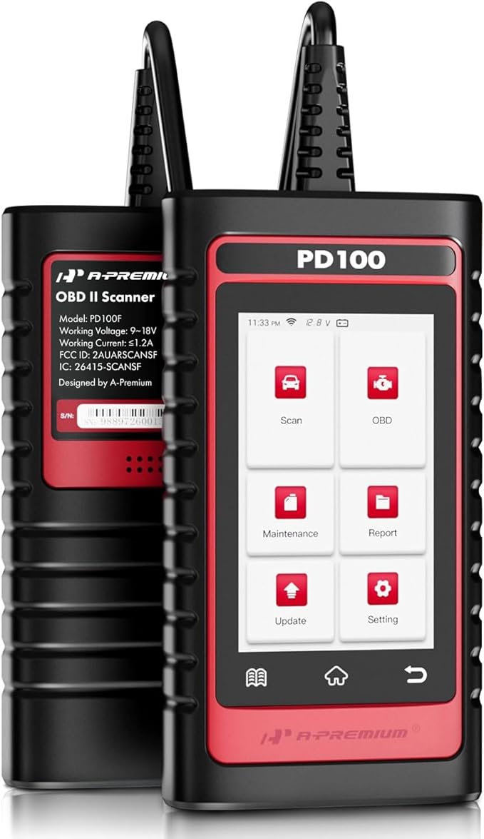 A-Premium 2025 PD100F for Ford Lincoln Mercury Full System OBD2 Scanner Diagnostic Tool, Bi-Directional Code Read Scan Tool,