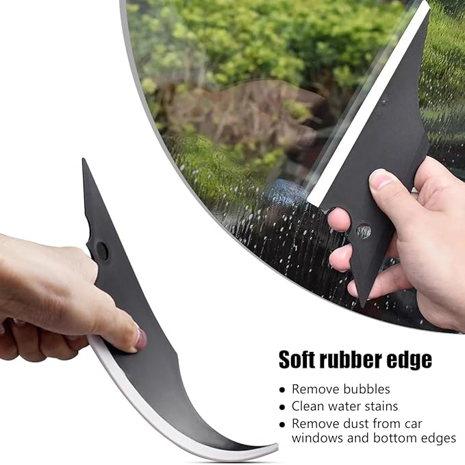 Mandark 8PCS Car Window Tint Tool Kit, Vehicle Glass Protective Film Installing Tool with Squeegee & Cutting Knife, Auto Window Vinyl Wrap Application Tint Set, Universal for Vehicles