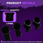4PCS Front Parking Sensor Parking Assist Sensor Pdc Parking Sensor Bumper Suitable for BMW i3 X1 X2 X3 X4 (2013-2018) X5 X6 for MINI Cooper Clubman 66209274428+66209274427