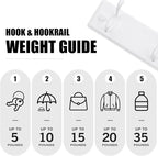 Badiano Wooden Coat Rack, Wall-Mounted Organizer for Closet, Entryway, Hallway, Foyer, Bedroom, Heavy Duty Double Hooks for H