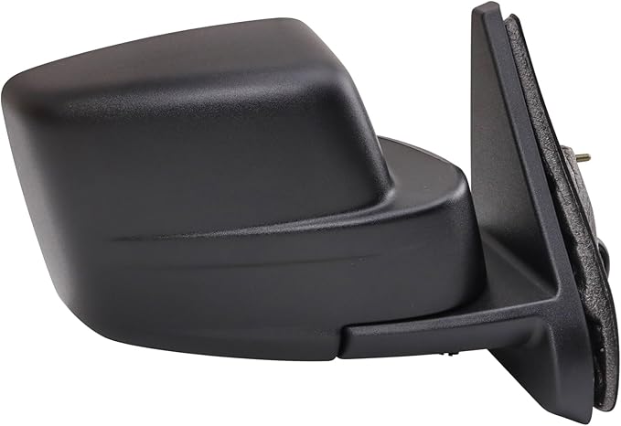 TRQ 2 Piece Driver and Passenger Side Mirror Assembly Set Electric Adjustment Heated No Memory Textured Compatible with 2007-