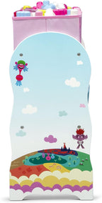 Delta Children Design and Store 6 Bin Toy Storage Organizer, Trolls World Tour