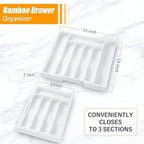Kitchen Silverware Drawer Organizer and Storage Utensilios De Cocina Modernos Soporte Para Cucharas Trastes De Cocina Organiz