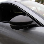 ROCCS Compatible with 2021-2023 Mustang Mach-E Side Mirror Cover Caps Auto Car Mirror Cover Rearview Mirror Guard Covers Replacement Door Side Exterior Decoration Trims Accessories(Matte Black)
