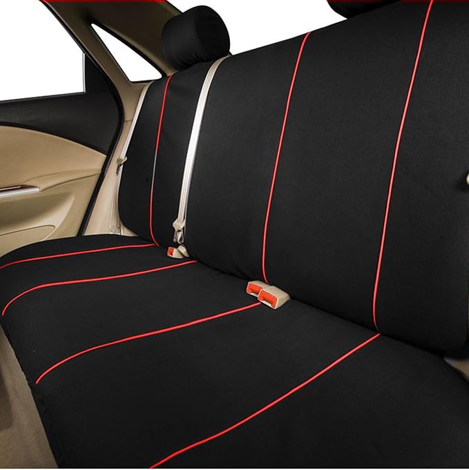 Foneso Car Seat Covers, 100% Breathable with Composite Sponge Inside, Airbag Compatible Universal Fit Accessories Auto for Ca