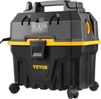 VEVOR 4 Gallon 5.0 Peak HP Wet and Dry Shop Vac， Portable Shop Vacuum and Blower 3-in-1 with Filter, Hose and Attachments for