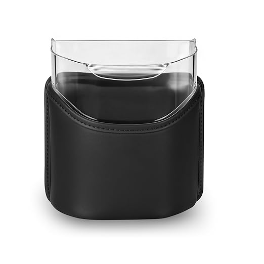 Car Trash Can with Removable Leakproof Liner – Clip On Trash Bin for Seat Back, Door Pocket & Headrest – Sturdy PU Leather Garbage Can Organizer for SUV, Truck & Sedan