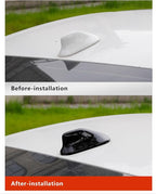 YINGTUU for Honda Accord 2018 2019 2020 2021 2022 Accessories Car Antenna Toppers Car Shark Fin Cover Decoration Exterior Trim Bright Black