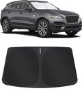 TINGLU Sun Shade for Jaguar F-Pace F Pace 2016-2025 2026 Accessories Windshield Sun Shade Window Shade UV Rays Protection Sun Visor Cover with Steering Wheel Sunshade Storage Bag