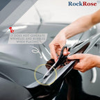 RockRose 35% Car Window Tint 40 in x 100FT 1PLY Carbon Charcoal Privacy Film Heat, UV, and IRR Block Tint for Cars or Home Adhesive Film Easy Shrink, Plotter Friendly Pro Grade