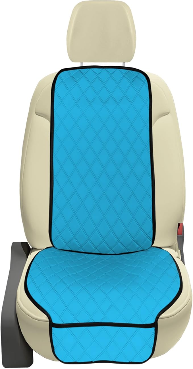 FH Group Car Seat Cushion – Neosupreme Single Front Seat Cover with Front Pockets, Airbag Compatible, Universal Fit Car Seat 