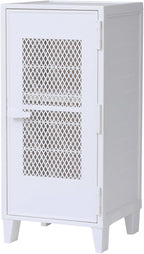 Tenma Locker-Shaped Storage Box with Mesh Doors That Can Be Assembled, Fitzpeg Cabinet, Mesh, Retro, Cute, Vertical Storage, 