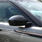 ABS Rearview Mirror Cover Side Mirror Protector Exterior Decoration for Land Rover Evoque 2016-2019,For Land Rover Discovery Sport 2015-2019,For Jaguar F-Pace X761 (Bright black)