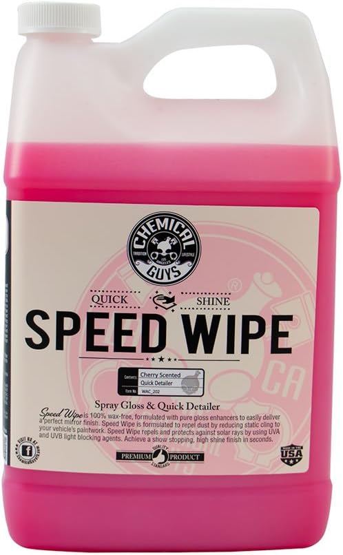 Chemical Guys Speed Wipe Quick Detailer - High Gloss, Streak-Free Shine, Detail Spray for Cars, Trucks, Motorcycles, RVs, and