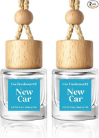 HoogaLife Car Air Freshener Diffuser 2 Pack Hanging Air Freshener - New Car Fragrance Oil Air Diffuser for Automobile, 45+ Da