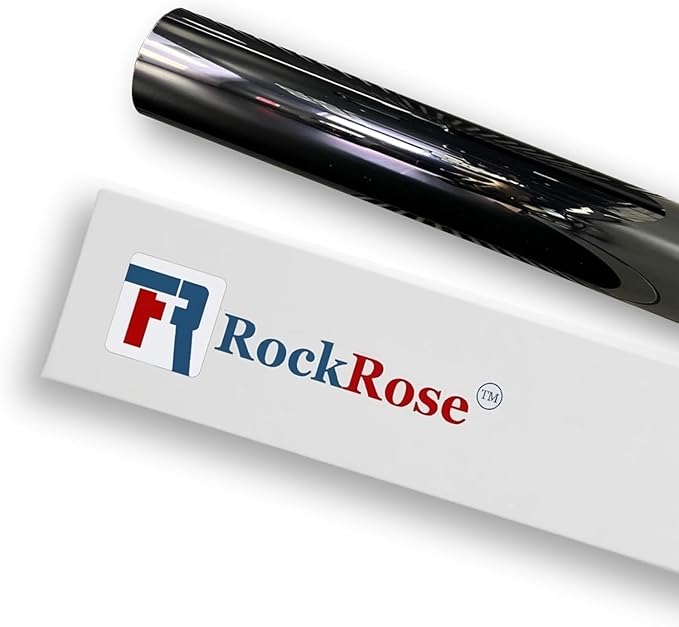 RockRose 50% Car Window Tint 40 in x 100FT 1PLY Carbon Charcoal Privacy Film Heat, UV, and IRR Block Tint for Cars or Home Adhesive Film Easy Shrink, Plotter Friendly Pro Grade