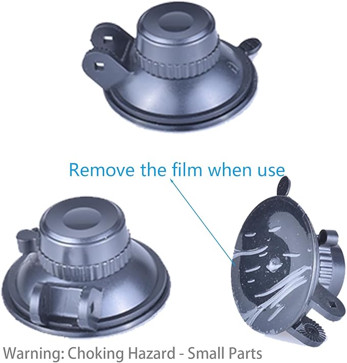 Replacement Dash Cam Mount, Suitable for Rove R2-4K, R2-4K PRO and R2-4K Dual Dash Cams, with 6pcs 360 Rotating Joints Windshield Suction Cup Mounting Bracket Dash Camera Accessory Part