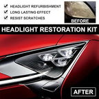 Restowipes Headlight Restoration Kit, 3 Wipes to Restore Clarity, Removes Yellowing & Oxidation, Restore Headlights to Like-N