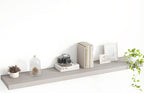 48 Inch Floating Shelves, 8 Inch Deep Floating Shelves for Wall, Hanging Shelf with Invisible Brackets, Deep Shelves for Bath