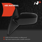 A-Premium Driver Side Power Door Mirror - Compatible with Ford Fusion 2010-2012 & Mercury Milan 2010-2011 - Heated, Non-Folding, Black Outside Rear View Mirror w/Blind Spot Detection and Puddle Light