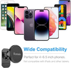 【2-Pack】Magnetic Phone Holder for car, [Strong Magnet] Magnetic Phone Mount for Car [ 4 Plate] iPhone Magnetic car Phone Holder Mount for Cell Phone [360° Rotation] Phone Holders for Your Car Magnetic