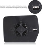 Passenger Right Side Power Heated Mirror Glass for 2011-2014 Ford F-150 with Rear Holder, Blind Spot Convex Side View Mirror, Replace for 4L3Z-17K707-DA