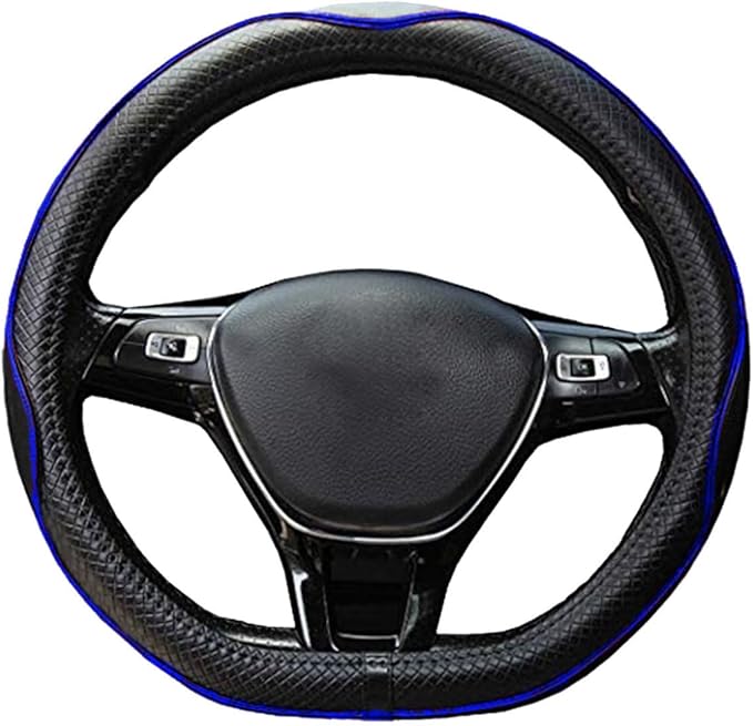 Mayco Bell Flat Bottom Steering Wheel Cover Anti-Slip,Safety,Soft,Breathable,Durable,Full Surround,Comfortable Grip Microfibe
