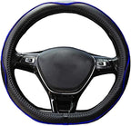 Mayco Bell Flat Bottom Steering Wheel Cover Anti-Slip,Safety,Soft,Breathable,Durable,Full Surround,Comfortable Grip Microfibe