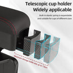JEYODA Car Armrest Box with Cup Holder Car Central Liftable Armres Storage Organizer Box Arm Rest，Car Seat Gap Filler Organiz