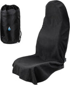 Universal Car Seat Cover Towel, Waterproof Washable Sweat Protection for Front Bucket Seats, Non-Slip Fit, Fits Cars SUVs Tru