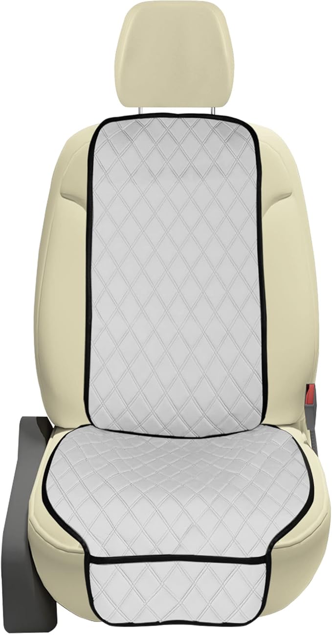 FH Group Car Seat Cushion – Neosupreme Single Front Seat Cover with Front Pockets, Airbag Compatible, Universal Fit Car Seat 