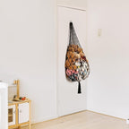 Amdermi Stuffed Animal Hammock Corner Hanging Net for Stuffy Animal Storage Macrame Toy Display Plushie Toy Holder-Perfect fo