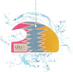 ulu Lagoon Hanging Car Air Freshener | Tropical Beach Coconut Surf Wax Scent Mini Wave | Long Lasting Car Freshener, Closet a