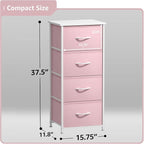 Sorbus Dresser Storage Tower, Organizer Drawers for Closet Boys & Girls Bedroom, Bedside Furniture, Chest for Home, College D