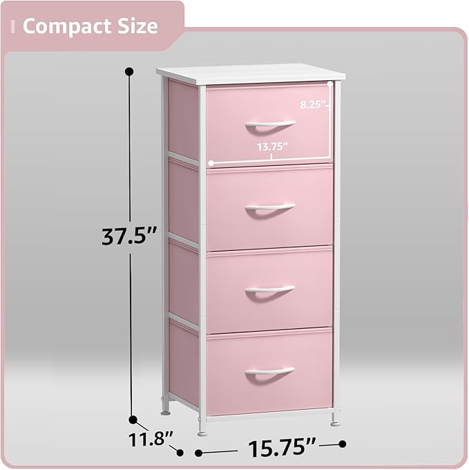 Sorbus Dresser Storage Tower, Organizer Drawers for Closet Boys & Girls Bedroom, Bedside Furniture, Chest for Home, College D