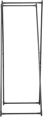 Household Essentials Valet Folding Clothes Rack, Strong Metal X-Frame, Chic Design, Great for Guest and Dressing Rooms, Porta