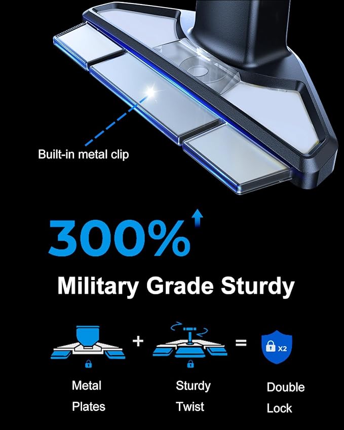 CD Slot Car Mount for iPad & iPhone, Height Adjustable CD Player Tablet Holder for Car, Truck, Compatible with 4-13" iPad Pro 12.9 Air Mini, Galaxy Tab, iPhone16 15, Z Fold 6 5