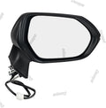 Passenger Side Mirror Assembly Compatible with Toyota Corolla 2020-2025 Heated Power Adjustable Glass Replace 8791012K70, TO1321392, 8791002929, 8791002917 Black (5Pin Right)