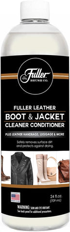 Fuller Brush Leather Boot and Jacket Cleaner Conditioner - Natural Oil Formula for Leather, Vinyl, Backpacks & Luggage - Remo