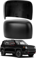 Passenger Side Mirror Cover Replacement for Jeep Renegade 2015 2016 2017 2018 2019 - Right Side Mirror Covers, Rear View Mirrors Cap Accessories Without Lamp, Textured